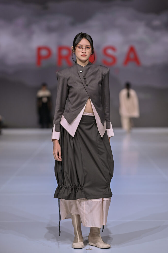 One of the five looks featured in our Jakarta Fashion Week debut